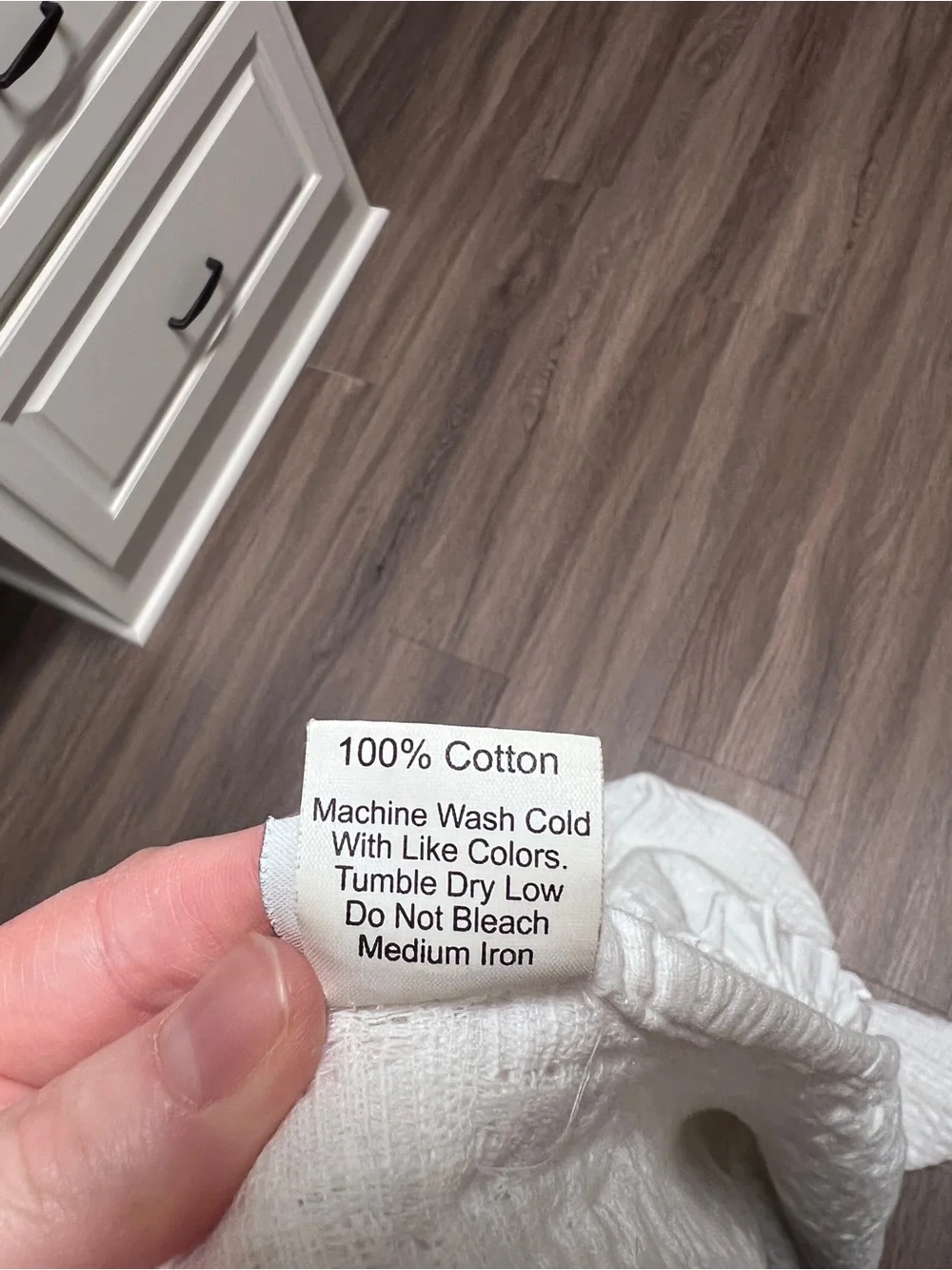 White Ruffled Cotton Throw Blanket